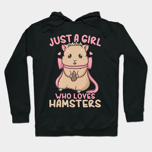 Hamster Hamster Lover Kawaii Hoodie by CreativeGiftShop